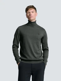 Rundhalspullover Rollkragenpullover