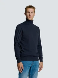 Rundhalspullover Rollkragenpullover