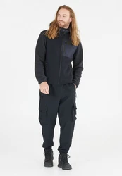 WHISTLER Fleecejacke Makaloo Schwarz/Dunkelgrau/Hellblau/Dunkelblau