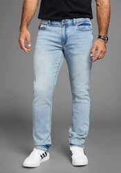 Bruno Banani Straight-Jeans Hutch Hellblau/Blau