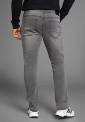Bruno Banani Straight-Jeans Hutch Grau/Hellgrau
