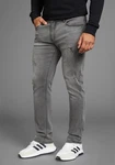 Bruno Banani Straight-Jeans Hutch Grau/Hellgrau