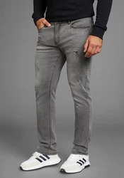 Bruno Banani Straight-Jeans Hutch Grau/Hellgrau