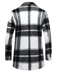 Allthemen Wollmantel Regular Fit Schwarz/Gelb/Braun/Creme/Weiß/Grau