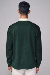 Next Rugbyshirt  Grün/Dunkelgrün