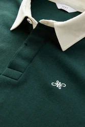 Next Rugbyshirt  Grün/Dunkelgrün