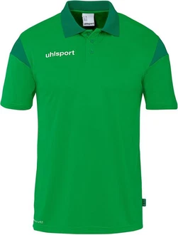 uhlsport Poloshirt Squad 27 Grün/Dunkelgrün/Neonfarben