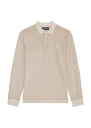 Marc O'Polo DENIM Kurzarmshirt Poloshirt Jersey Regular Fit Khaki/Beige/Braun