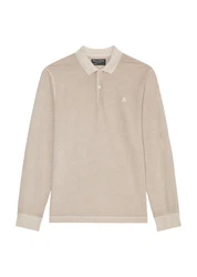 Marc O'Polo DENIM Kurzarmshirt Poloshirt Jersey Regular Fit Khaki/Beige/Braun