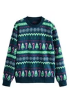 Next Sweatshirt  Blau/Dunkelgrün/Türkis/Lila/Mischfarben/Dunkelblau/Braun