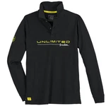 Redfield Langarm Poloshirt schwarz