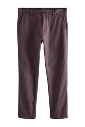 Next Chinohose Slim Fit Lila/Rosa/Dunkelrot