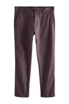 Next Chinohose Slim Fit Lila/Rosa/Dunkelrot