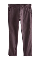 Next Chinohose Slim Fit Lila/Rosa/Dunkelrot
