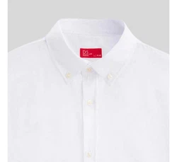 D'S DAMAT Businesshemd Weiß/Creme/Hellblau