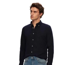 D'S DAMAT Businesshemd Hellblau/Dunkelblau/Blau