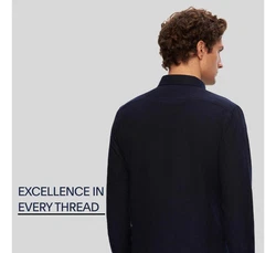 D'S DAMAT Businesshemd Hellblau/Dunkelblau/Blau