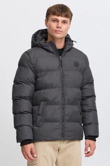 Indicode Steppjacke IDRAPSE Dunkelgrau/Grau/Schwarz/Dunkelblau