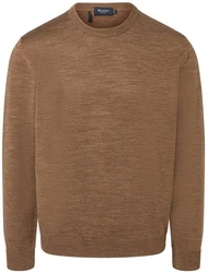 MAERZ Muenchen Pullover Rundhals Braun/Khaki/Beige