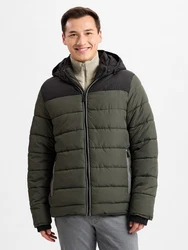 Nils Sundström Steppjacke Dunkelgrün/Grün