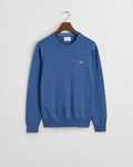 Gant Pullover CLASSIC COTTON C-NECK Blau/Vintage Blue