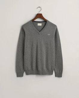 Gant Strickpullover Classic Cotton V-Neck Gant Strickpullover Classic Cotton V-Neck