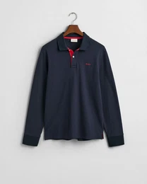 Langarm-Poloshirt