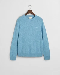 Gant Rundhalspullover WOOL BLEND C-NECK Blau/Hellblau
