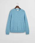 Gant Rundhalspullover WOOL BLEND C-NECK Blau/Hellblau
