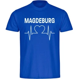 T-Shirt Herren Magdeburg - Herzschlag - Mnner