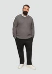 s.Oliver Stoffhose Chinojogger Dunkelgrau/Grau