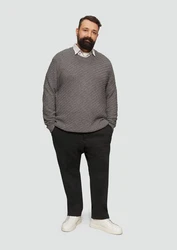 s.Oliver Stoffhose Chinojogger Dunkelgrau/Grau
