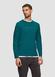 s.Oliver Langarmshirt petrol