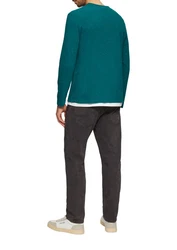 s.Oliver Langarmshirt petrol