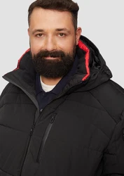 s.Oliver Outdoorjacke Steppjacke Schwarz/Rot/Dunkelrot