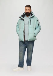 s.Oliver Outdoorjacke Steppjacke Grün/Hellblau/Türkis