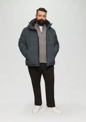 s.Oliver Outdoorjacke Steppjacke Dunkelblau/Grau/Blau/Dunkelgrün/Dunkelgrau