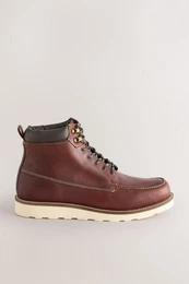 Lederstiefel Schnrstiefelette (1-tlg)