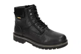 Schwarze Lack Schnürstiefel image