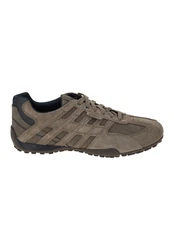 Geox UOMO Snake A Sneaker Schnürschuh Khaki/Braun/Beige/Grau
