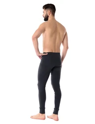 Ladeheid Lange Unterhose LA40-247 Dunkelgrau/Schwarz/Grau