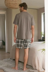 Next Pyjama Motion Flex (2 tlg) Dunkelgrün/Khaki