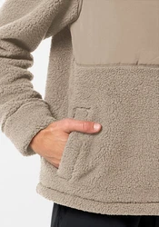 Jack Wolfskin Fleecejacke FELSLICHT HOODED JKT Beige/Khaki/Braun