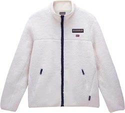 Napapijri Fleecejacke TYNIK (N1J) Weiß/Creme/Lila