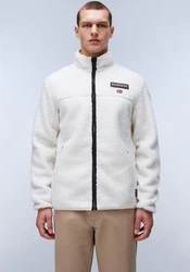 Napapijri Fleecejacke TYNIK (N1J) Weiß/Creme/Lila