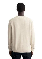 Marc O'Polo Rundhalspullover Beige/Khaki/Weiß