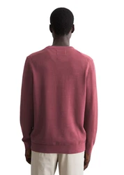 Marc O'Polo Rundhalspullover Dunkelrot/Rot/Rosa