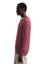 Marc O'Polo Rundhalspullover Dunkelrot/Rot/Rosa