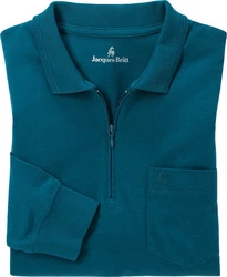 Jacques Britt Langarm-Poloshirt Superweich 