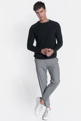 SteffenKlein Stoffhose Hellgrau/Grau/Dunkelgrau